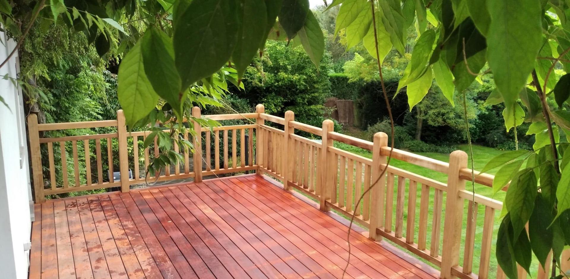 Balustrade en bois