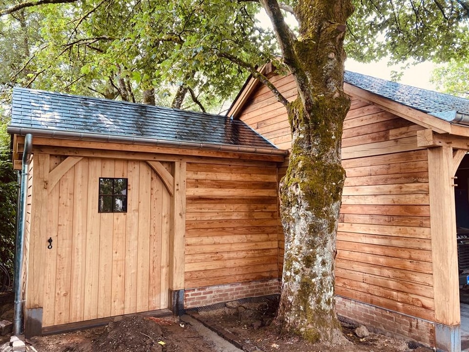Carport en chêne — Taïga