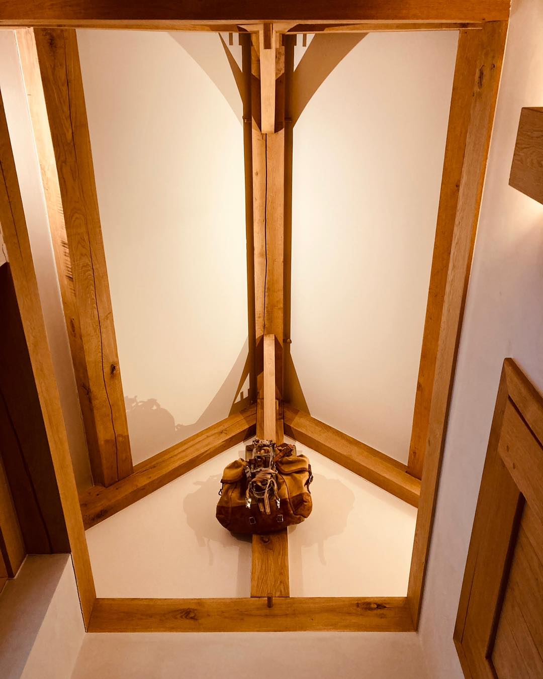 Détail d'assemblage en chêne — Taïga