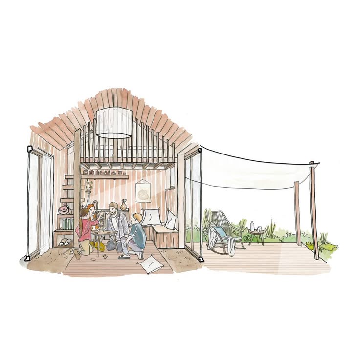 Gîte en chêne — Taïga