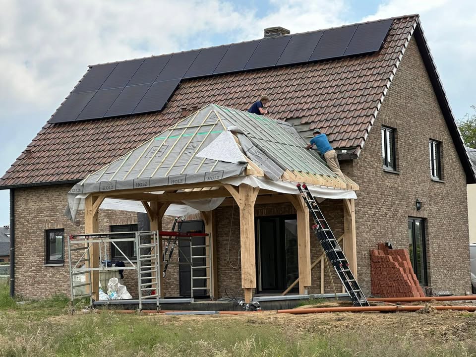 Maison à charpente apparente — Taïga