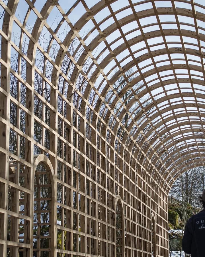 Pergola en chêne — Taïga