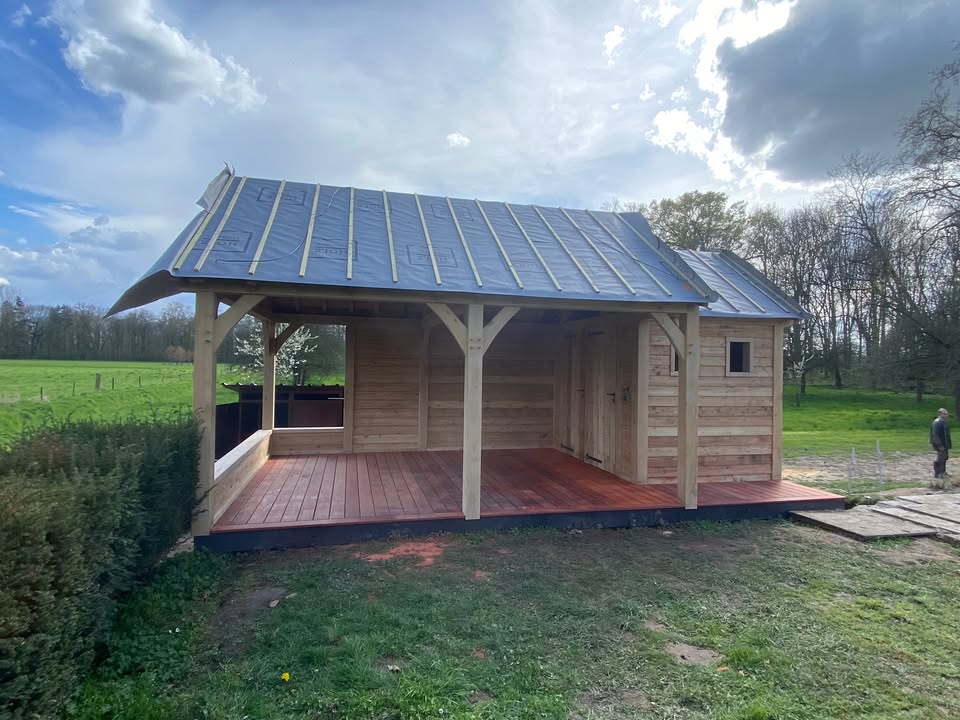 Pool-house en chêne — Taïga