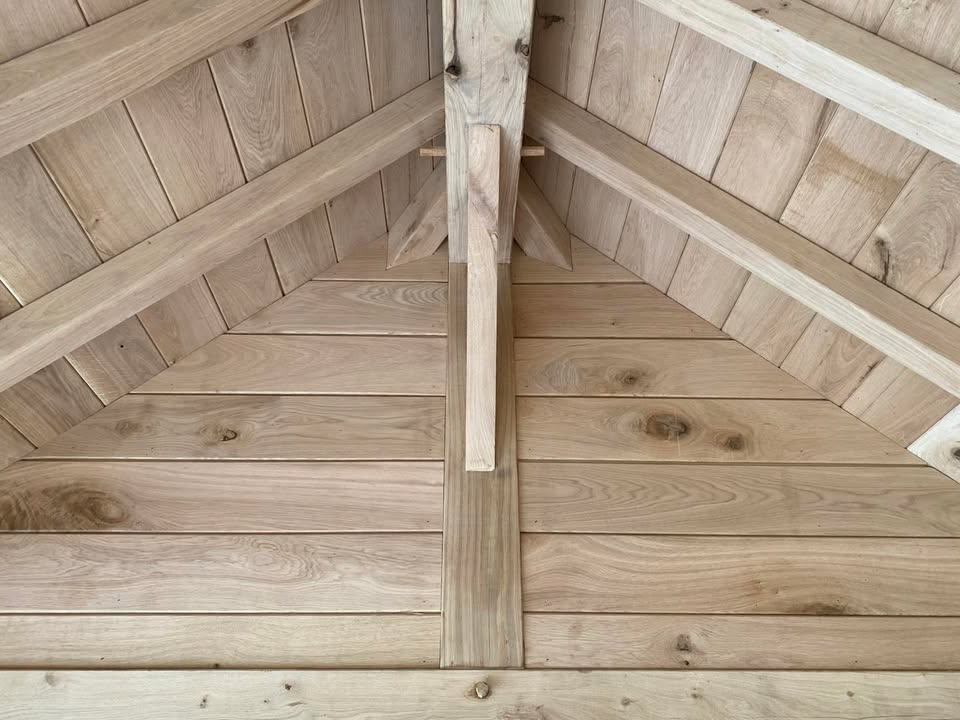 Pool-house en chêne — Taïga