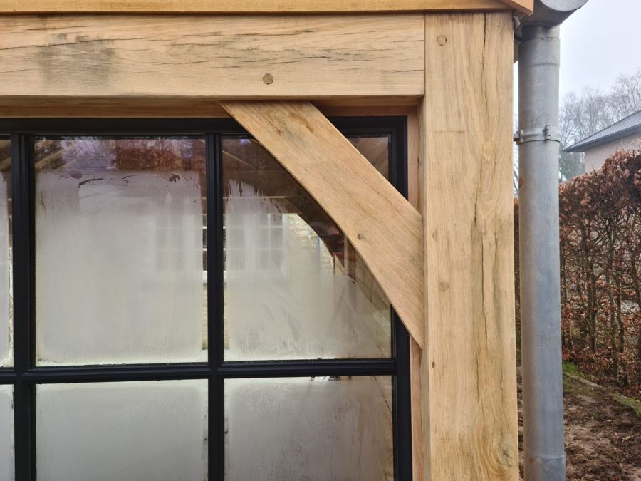 Jambe de force — photo d'un chantier Taïga