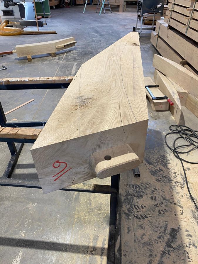 Tenon — photo d'un chantier Taïga
