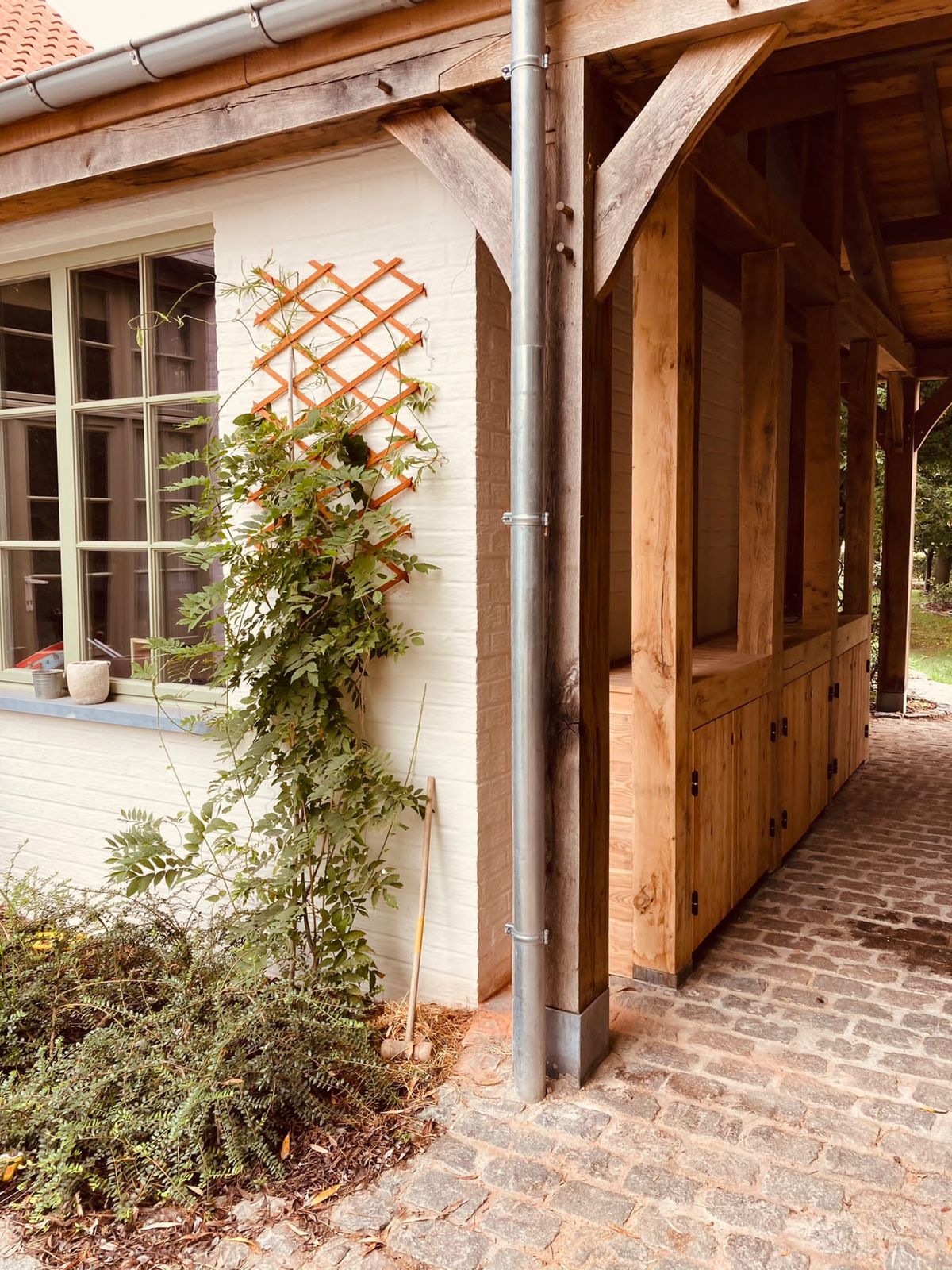 Carport et portails en chêne — Silly — étape 3