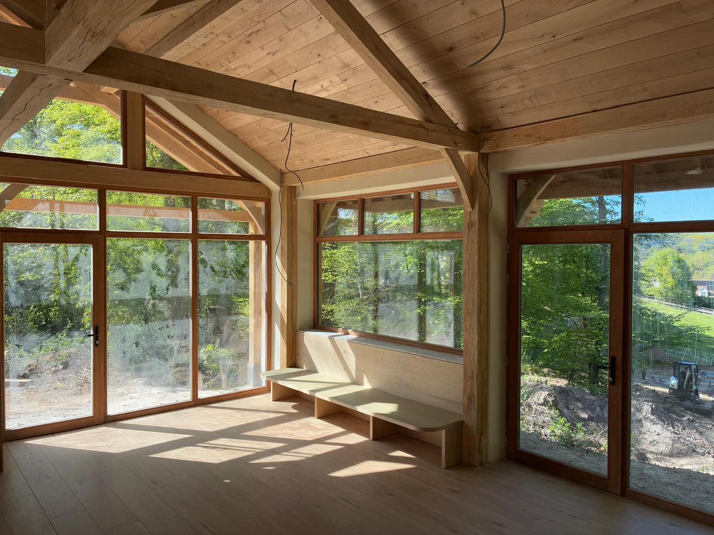 Maison à ossature chêne — Ottignies — étape 6