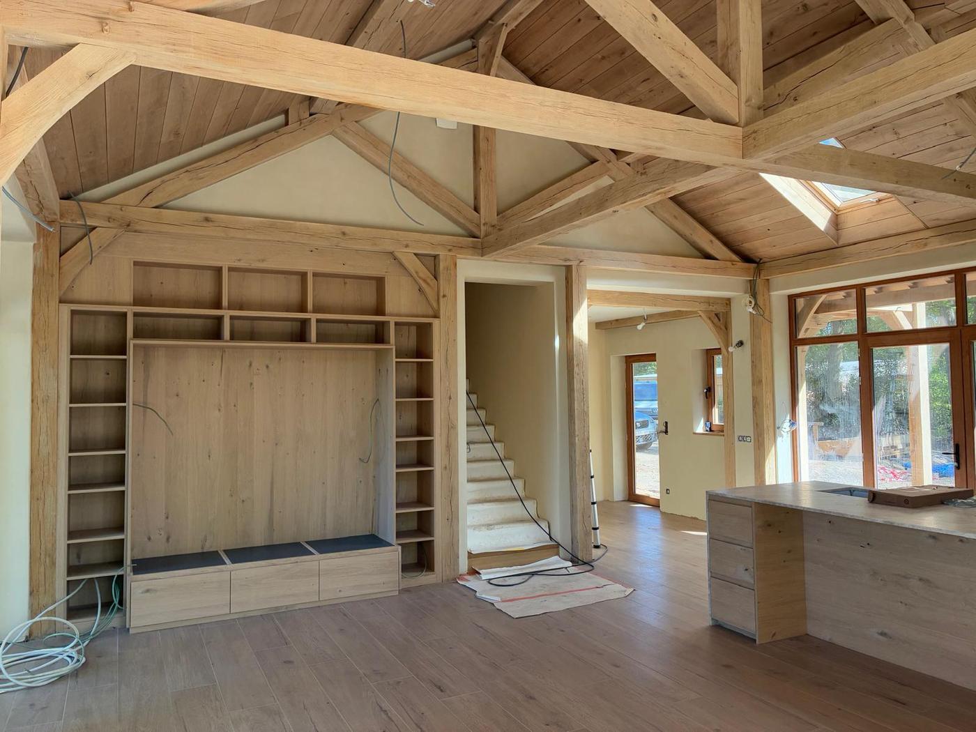 Maison à ossature chêne — Ottignies — étape 6