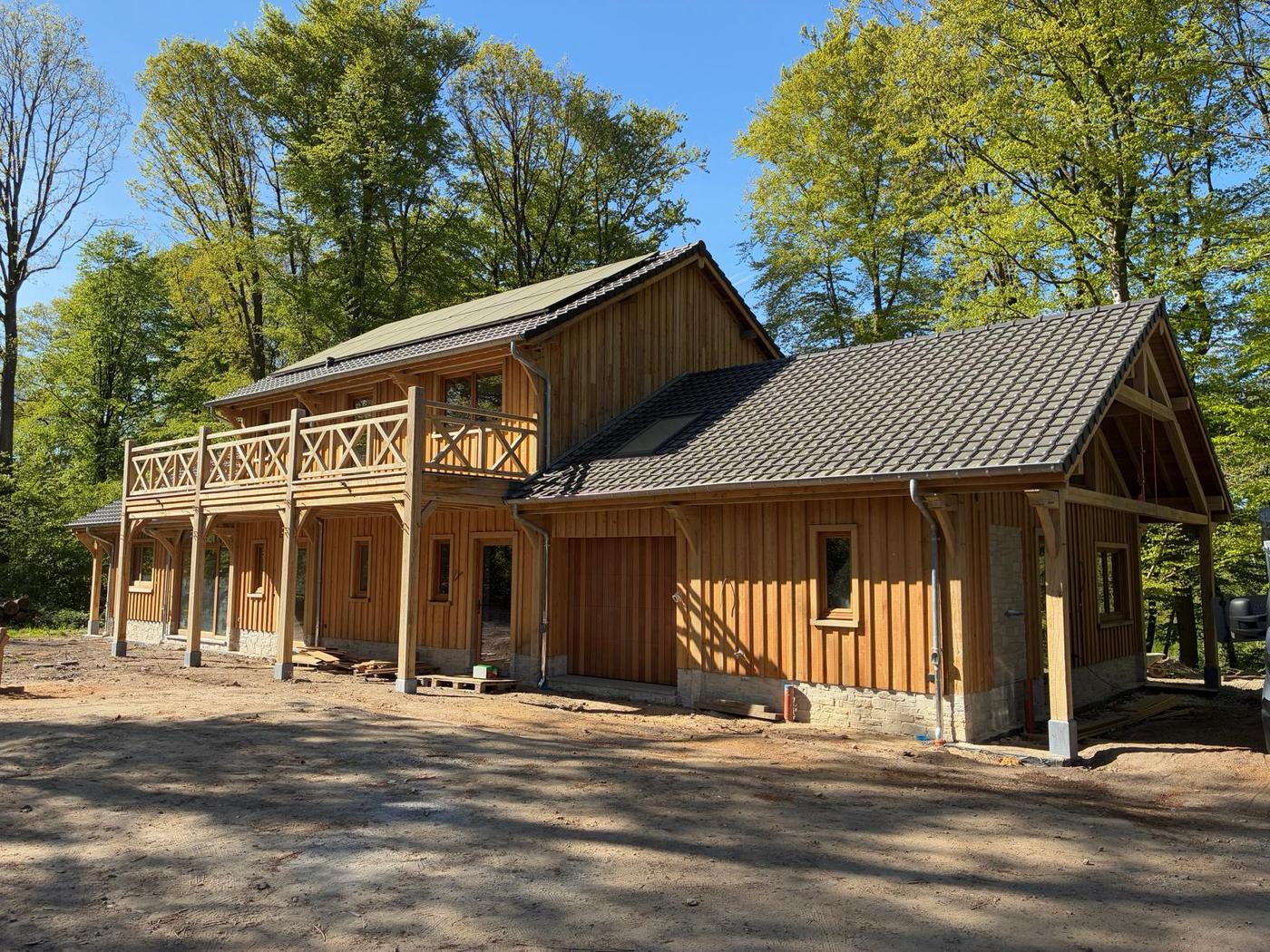 Maison à ossature chêne — Ottignies — étape 6
