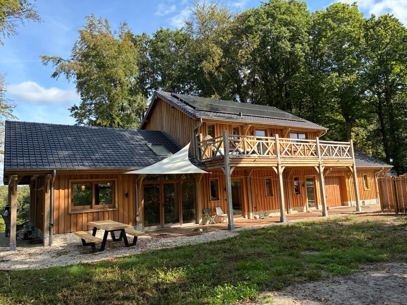 Maison à ossature chêne — Ottignies — étape 7