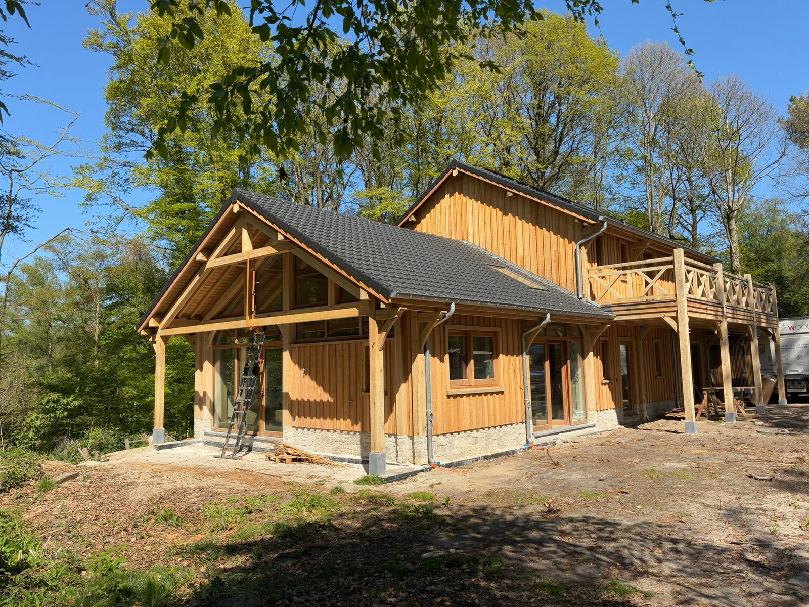 Maison à ossature chêne — Morimont