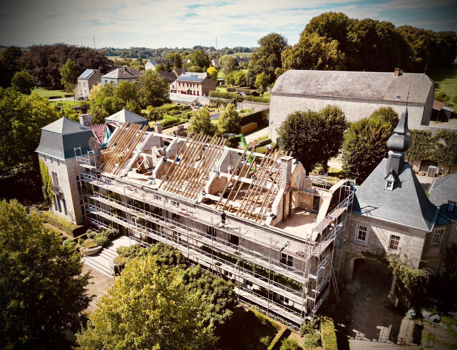 Charpente d'un château, Emptinne